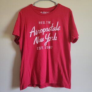 Aeropostale - Men's Red New York T-Shirt Size XL
